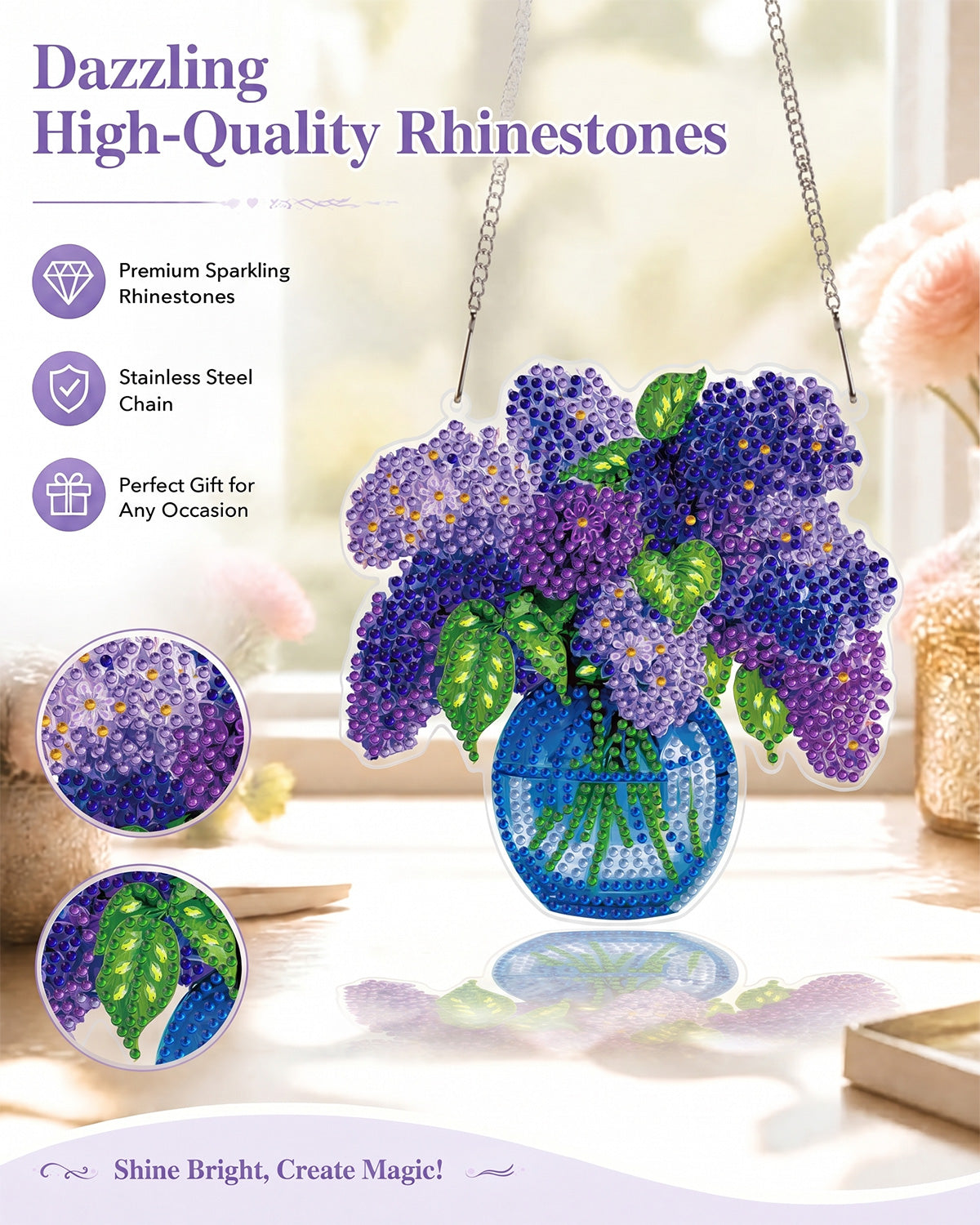 kaayee-lilacs-in-blue-vase-diamond-art-suncatcher-bastelset image 4