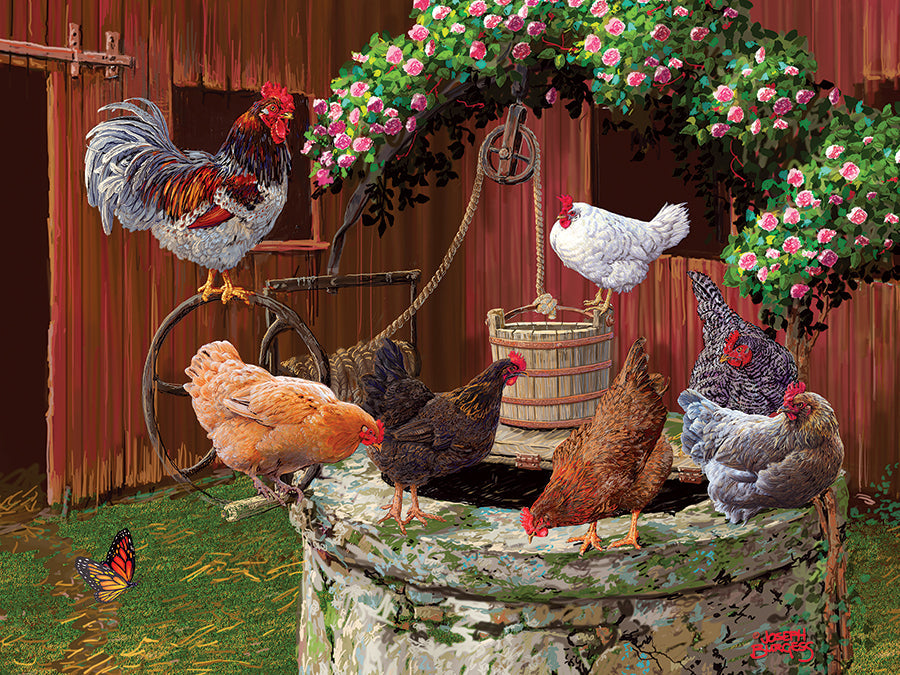 cobble-hill-easy-handling-275-the-chickens-are-well-puzzle-275-teile-h-hner image 2