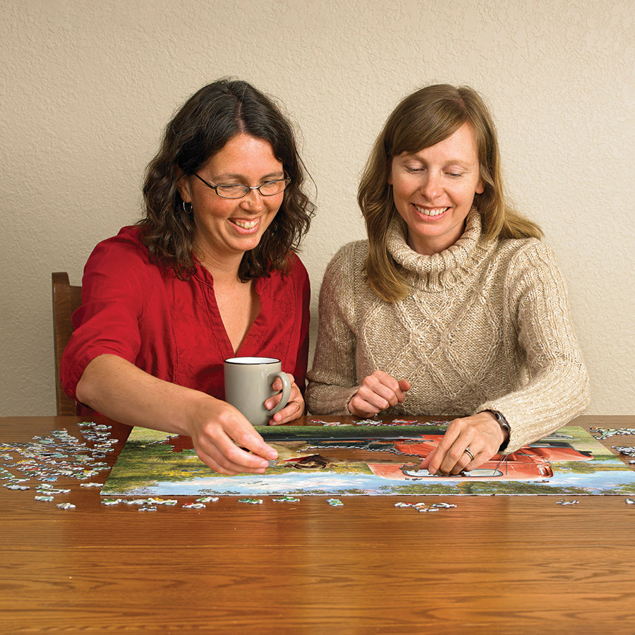 cobble-hill-1000-piece-fishing-friends-hunde-angel-puzzle image 3