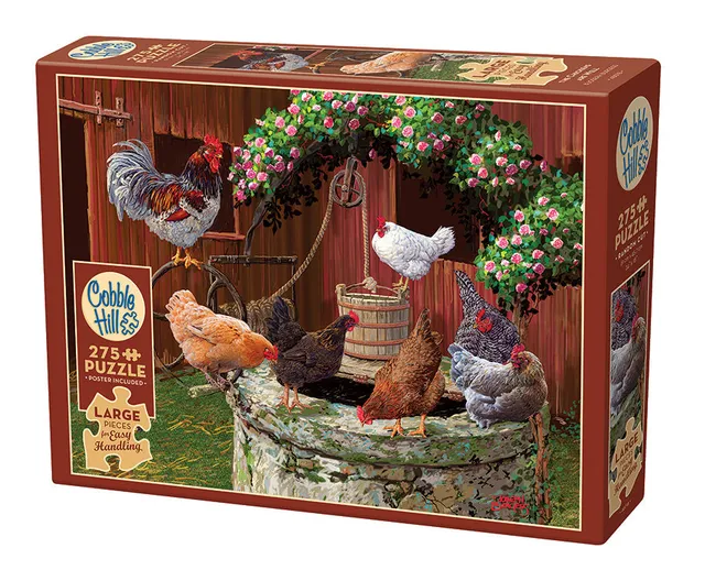 cobble-hill-easy-handling-275-the-chickens-are-well-puzzle-275-teile-h-hner image 1