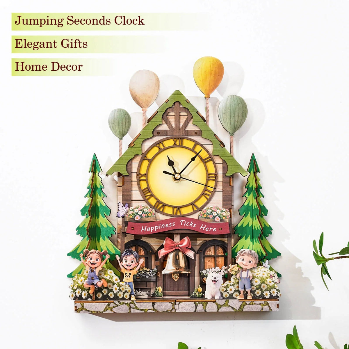 kaayee-ballon-cabin-holz-uhr-bausatz-3d-puzzle image 5