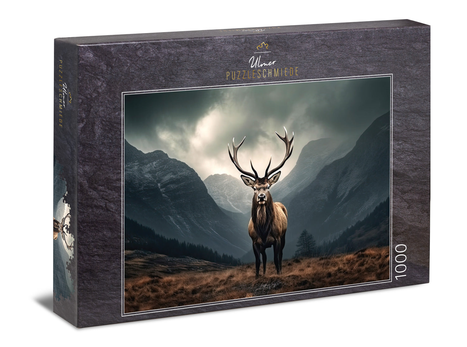 ulmer-puzzleschmiede-puzzle-1000-teile-lord-of-the-valley-hirsch-2 image 1