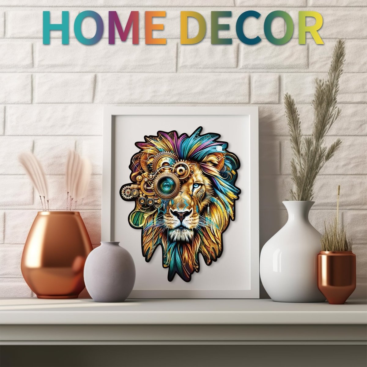 kaayee-wooden-puzzle-retro-mechanical-lion-holzpuzzle-medium image 7