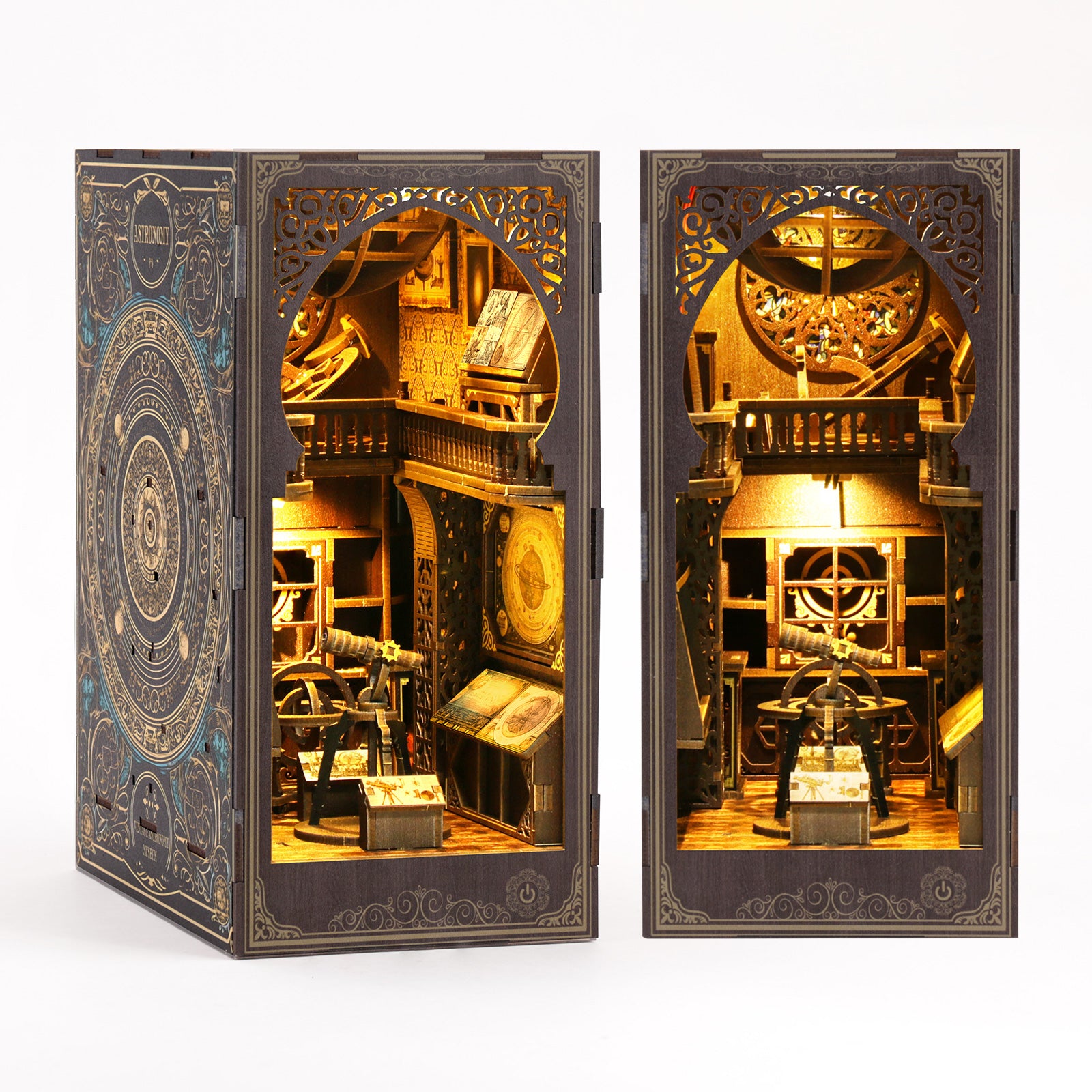 kaayee-book-nook-the-planetarium-bastelset-miniatur-mit-licht image 1