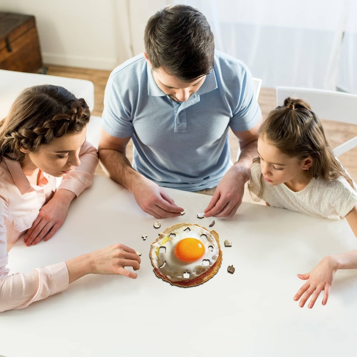 kaayee-wooden-puzzle-fried-egg-holzpuzzle-klein-110-teile image 6