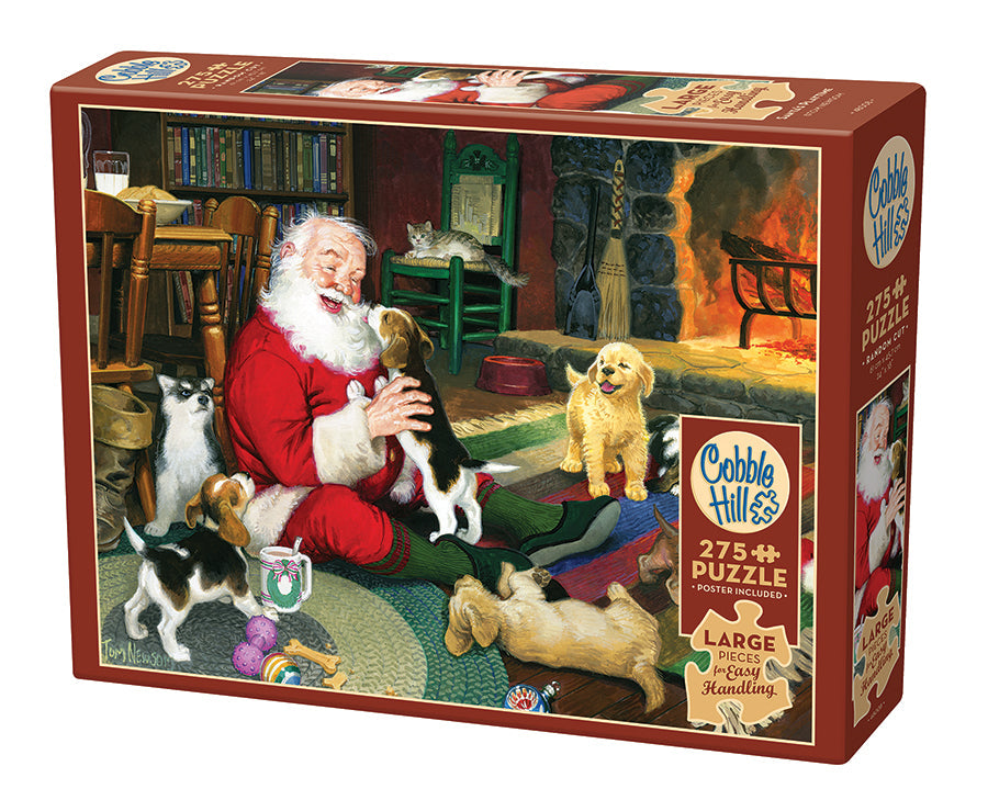 cobble-hill-easy-handling-275-santa-s-playtime-puzzle-275-teile-weihnachten image 1