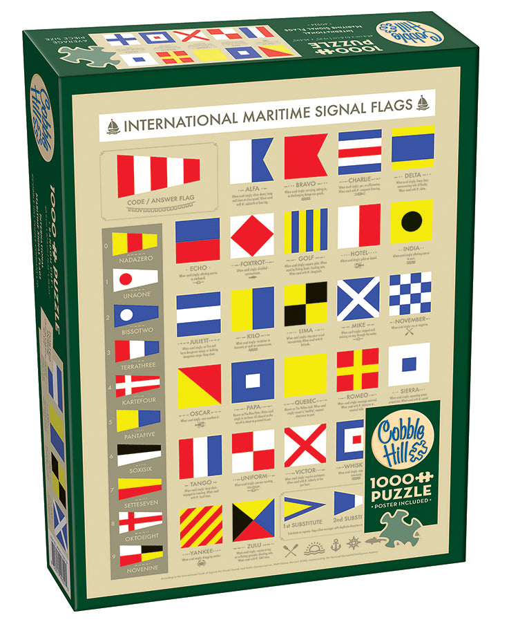 cobble-hill-international-maritime-signal-flags-puzzle-1000teile-flaggen image 1