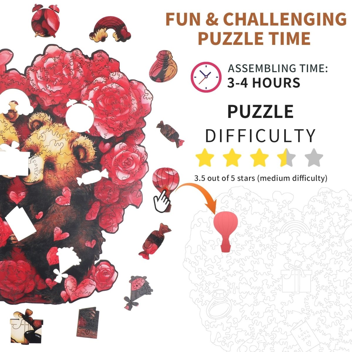 kaayee-wooden-puzzle-eternal-embrace-holzpuzzle-medium image 4