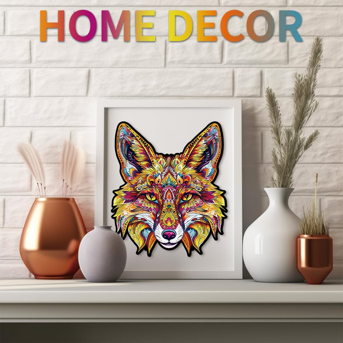 kaayee-wooden-puzzle-fiery-fox-holzpuzzle-medium-mandala image 7