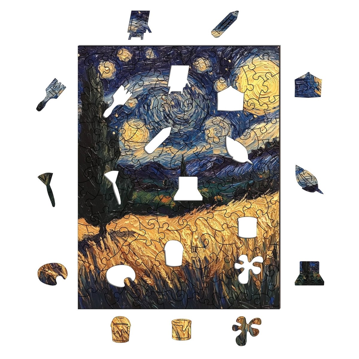 kaayee-painting-room-book-nook-kit-miniatur-atelier-mit-licht image 5