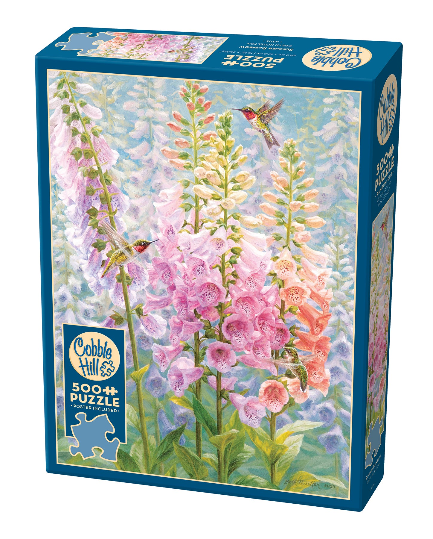 cobble-hill-500-piece-summer-rainbow-puzzle-500-teile-kolibri image 1