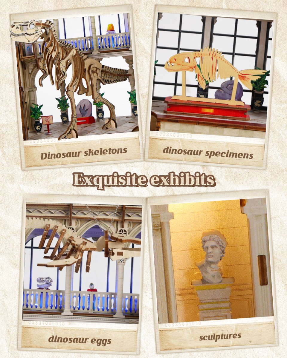 kaayee-book-nook-kit-zoological-museum-miniatur-diy-regal image 4