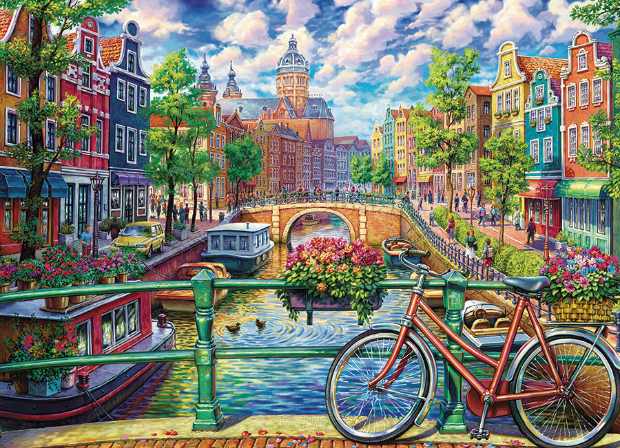 cobble-hill-amsterdam-canal-1000-teile-puzzle-gracht image 2