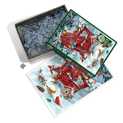 cobble-hill-adirondack-birds-puzzle-1000-teile-winter image 3