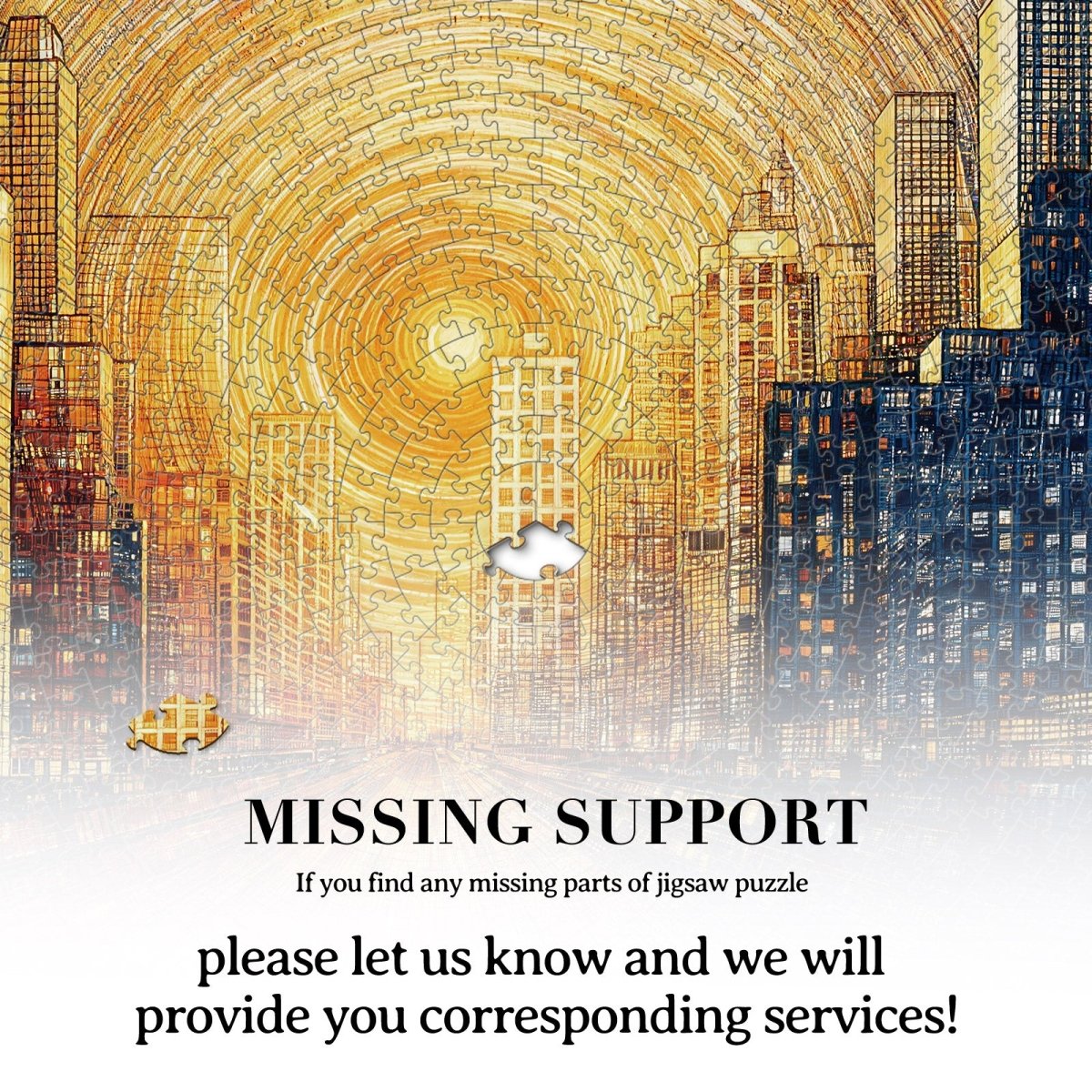 kaayee-cardboard-puzzle-city-of-dawn-1000-teile-standard image 7