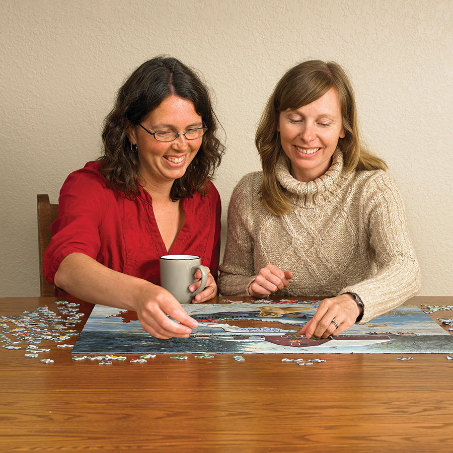 cobble-hill-1000-merry-christmas-puzzle-1000-teile-winter-bauernhof image 3