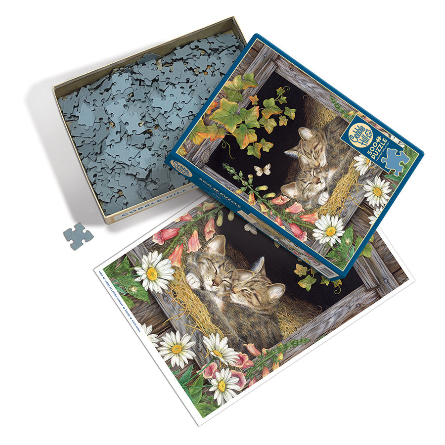 cobble-hill-500-piece-sisters-puzzle-500-teile-katzen image 3