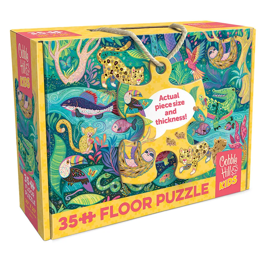 cobble-hill-floor-puzzles-in-the-rainforest-35-teile-bodenpuzzle image 1