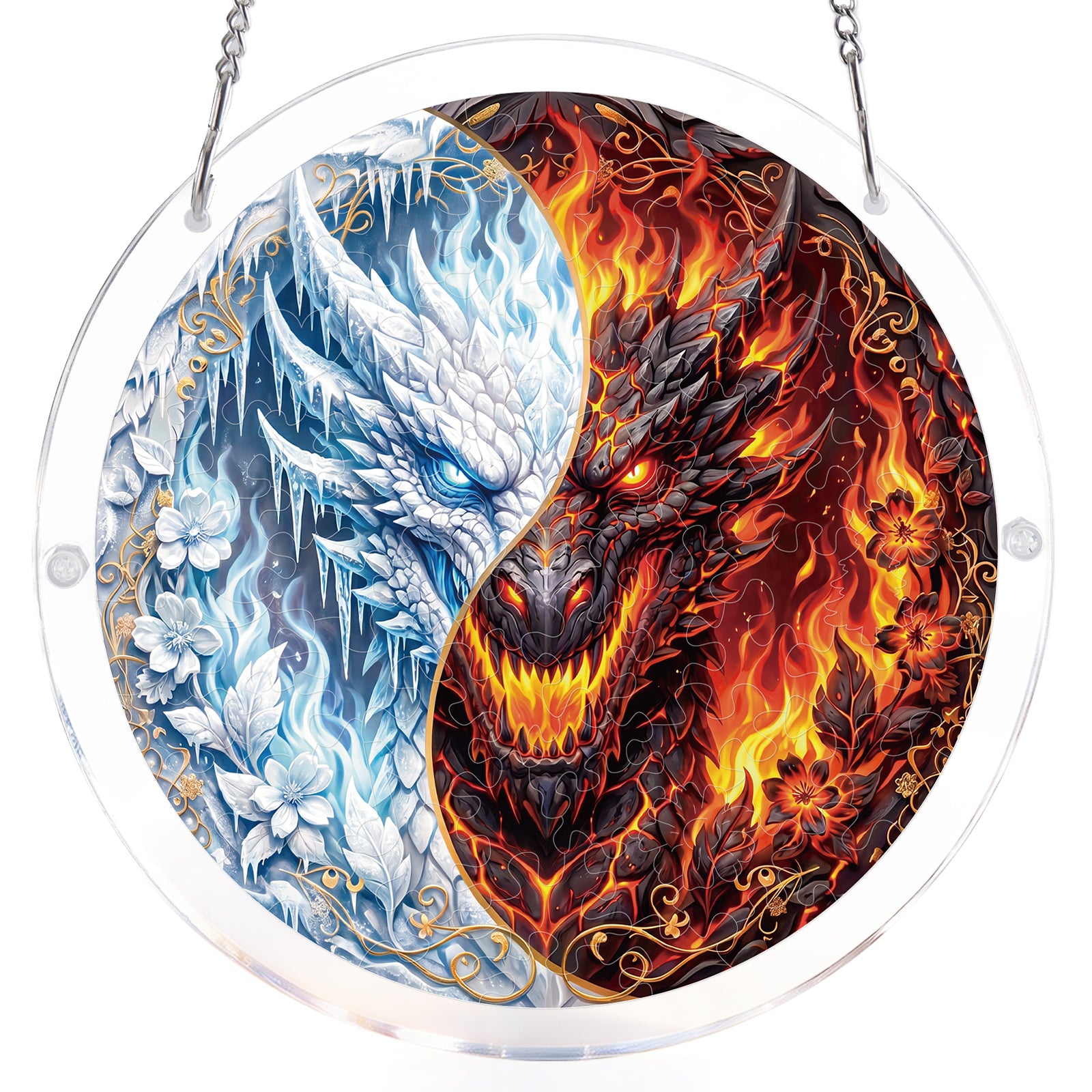 kaayee-suncatcher-twin-dragon-realm-fensterbild-acryl-m image 7
