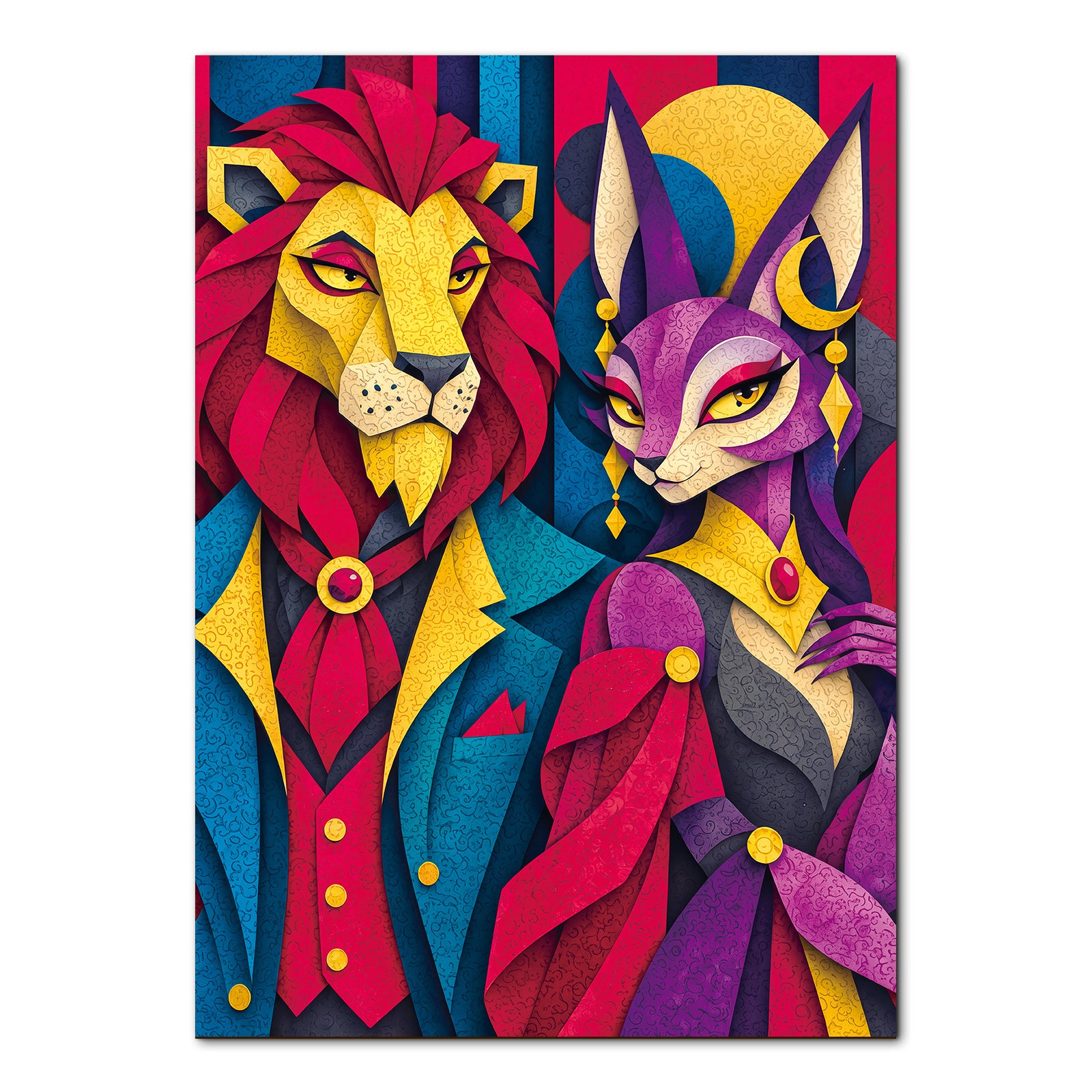 kaayee-cardboard-puzzle-regal-duo-1000-teile-standard image 1