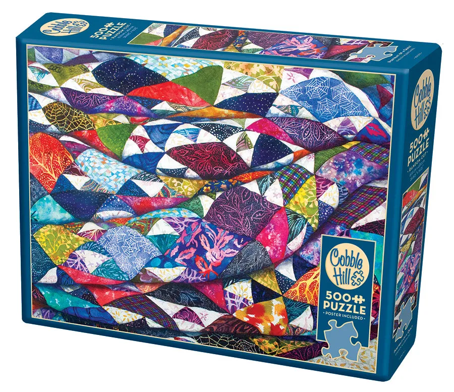 cobble-hill-500-piece-portrait-of-a-quilt-puzzle-patchwork image 1