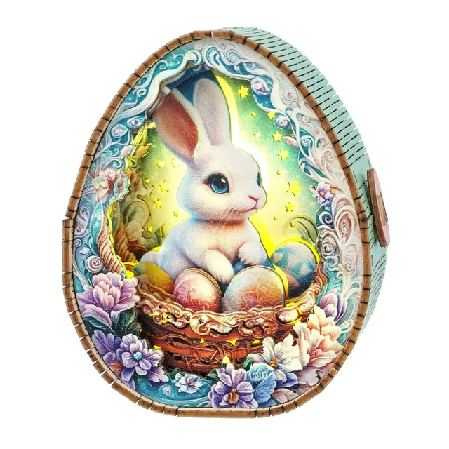 kaayee-night-light-osterhase-holz-nachtlicht-3d-puzzle-solo image 1