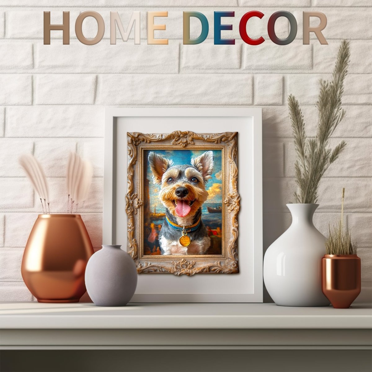 kaayee-wooden-puzzle-dog-photo-frame-holzpuzzle-hund-m image 8