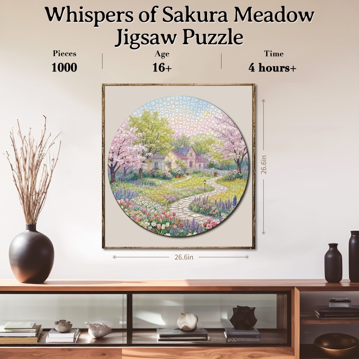 kaayee-cardboard-puzzle-whispers-of-sakura-meadow-1000-teile-eco image 4