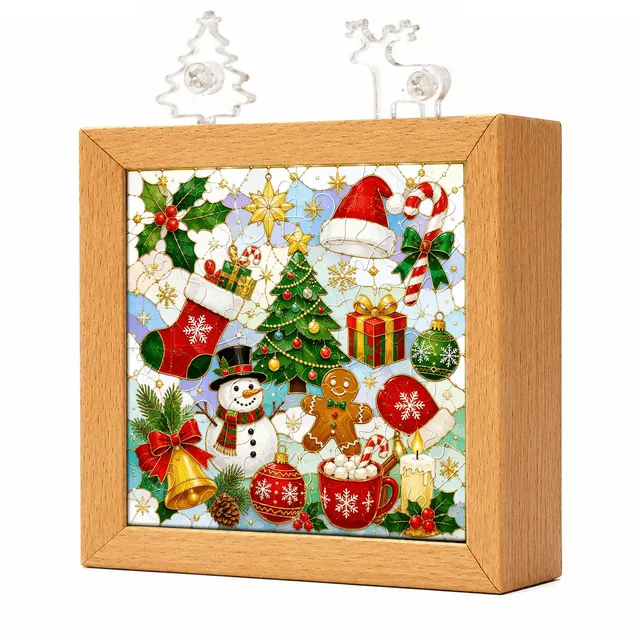 kaayee-night-light-snow-festival-nachtlicht-acryl-holzrahmen image 1