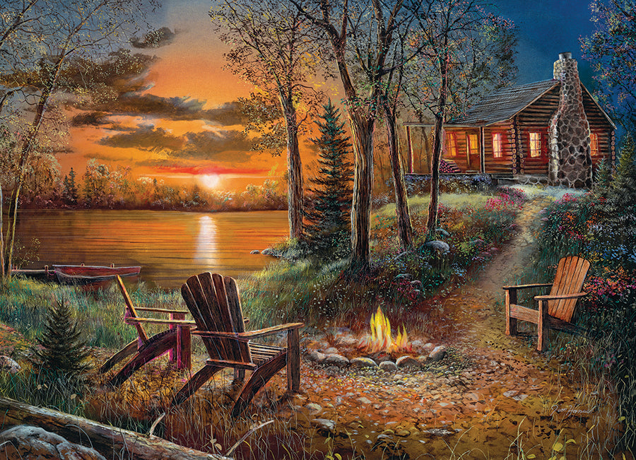 cobble-hill-500-piece-fireside-puzzle-500-teile-lagerfeuer image 2