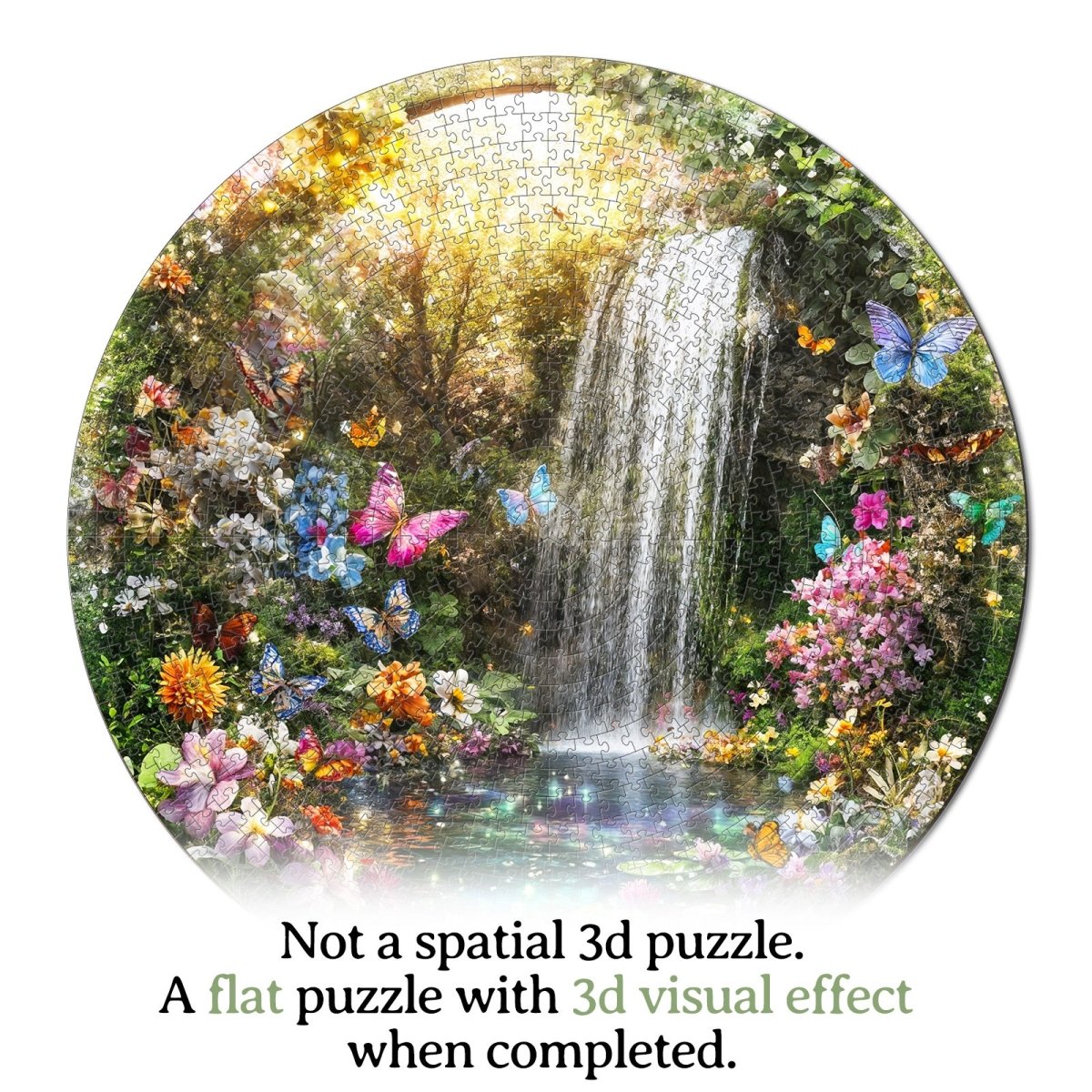 kaayee-cardboard-butterflies-waterfalls-puzzle-1000-rund image 7