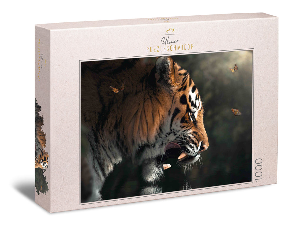 ulmer-puzzleschmiede-puzzle-1000-teile-eye-to-eye-tiger image 1