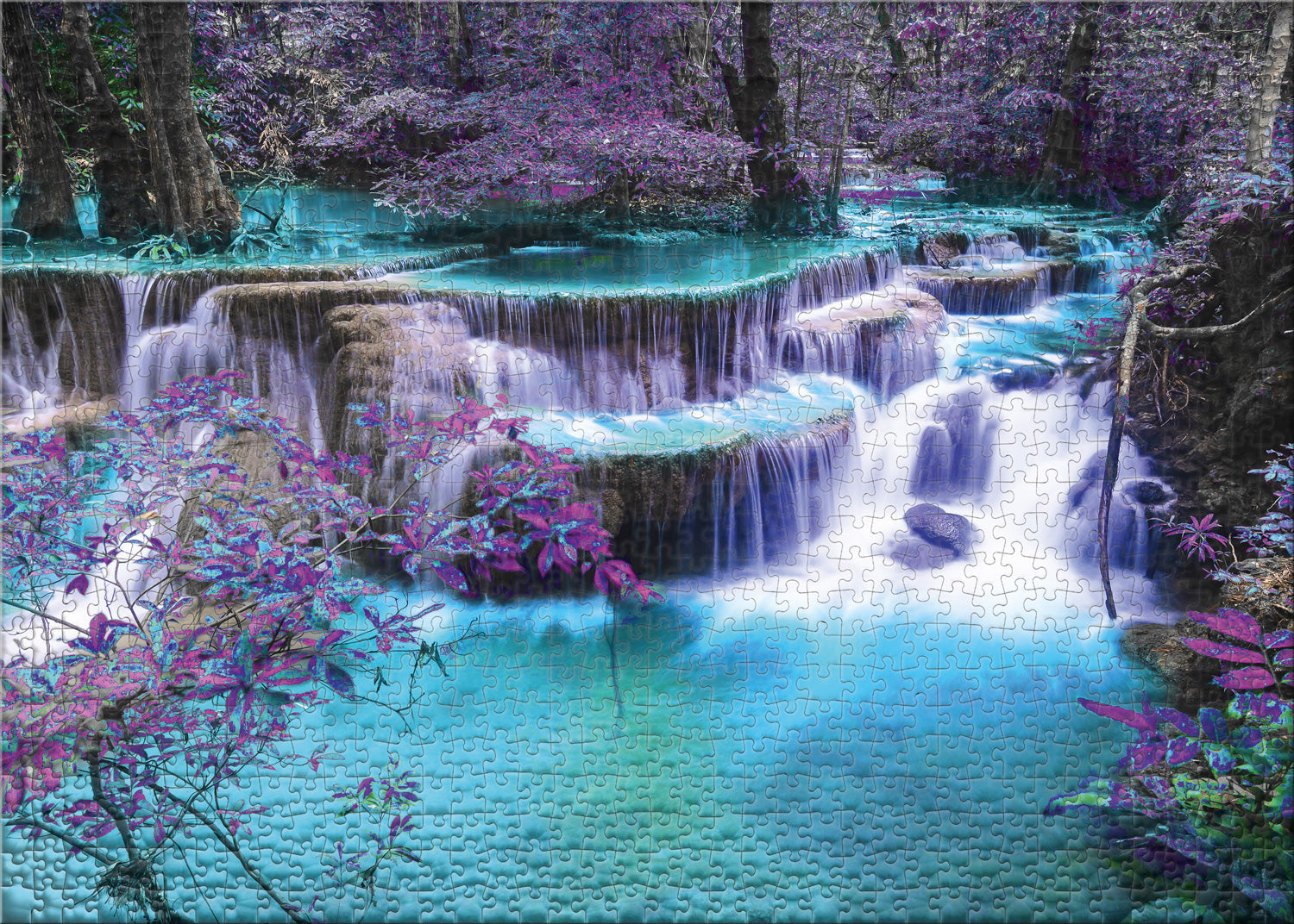 ulmer-puzzleschmiede-500-secret-place-puzzle-500-teile-wasserfall image 2