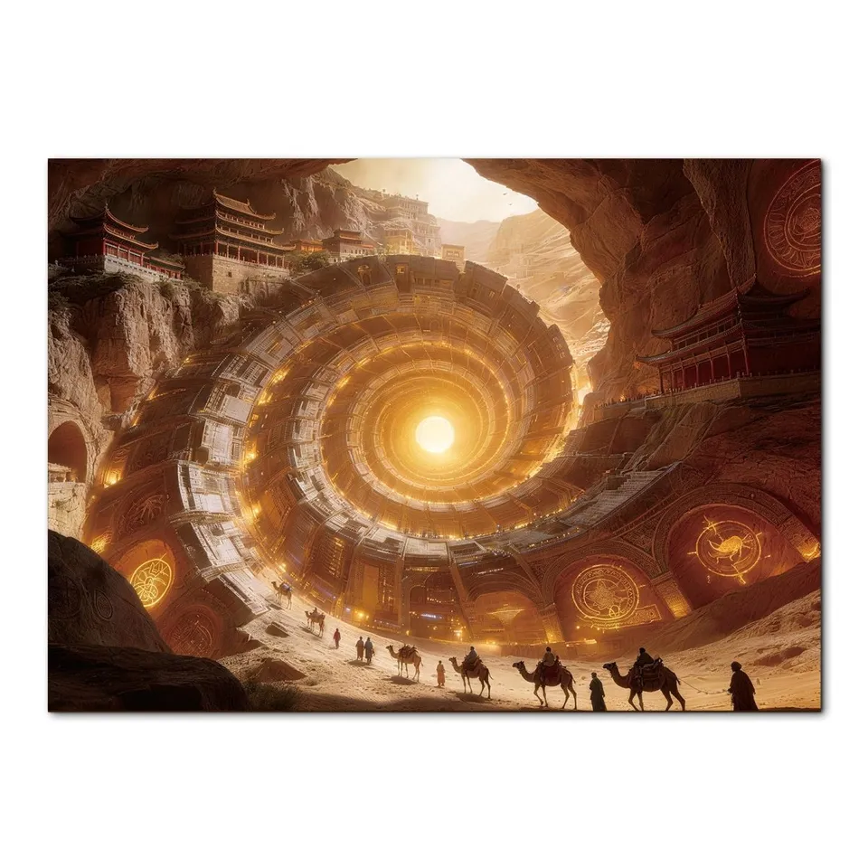 kaayee-golden-gatewheel-puzzle-1000-teile-eco-white-board image 1