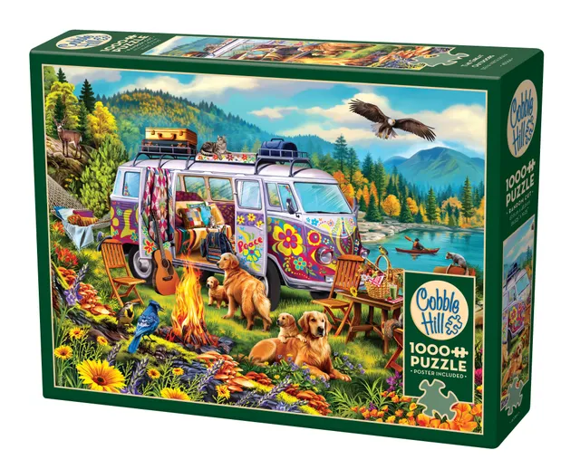 cobble-hill-the-great-outdoors-puzzle-1000-teile-camping image 1