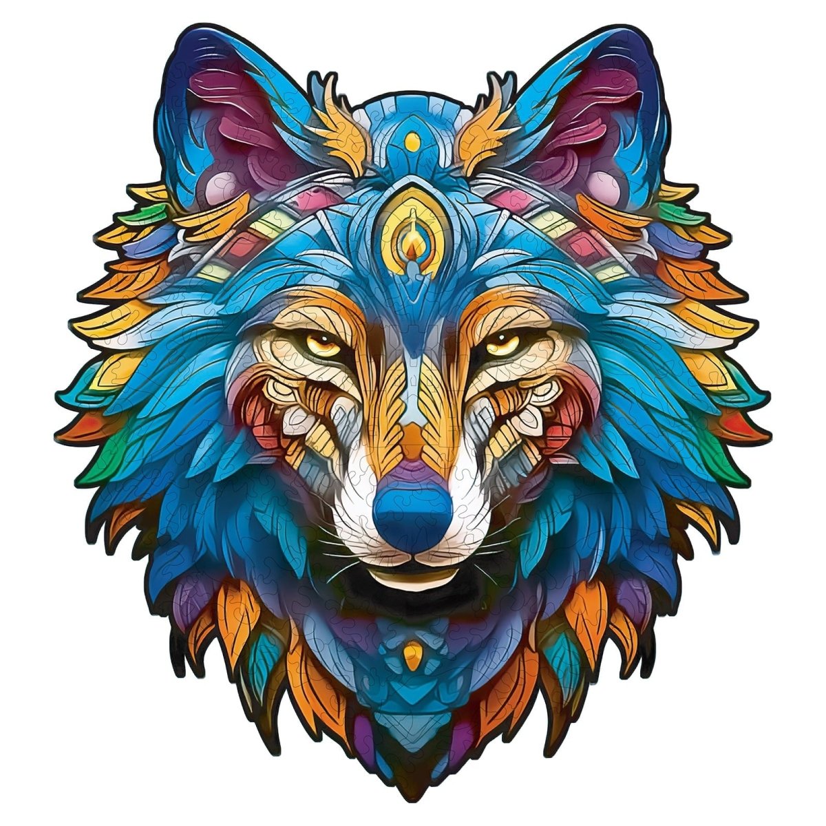 kaayee-wooden-puzzle-holzpuzzle-majestic-wolf-medium image 1