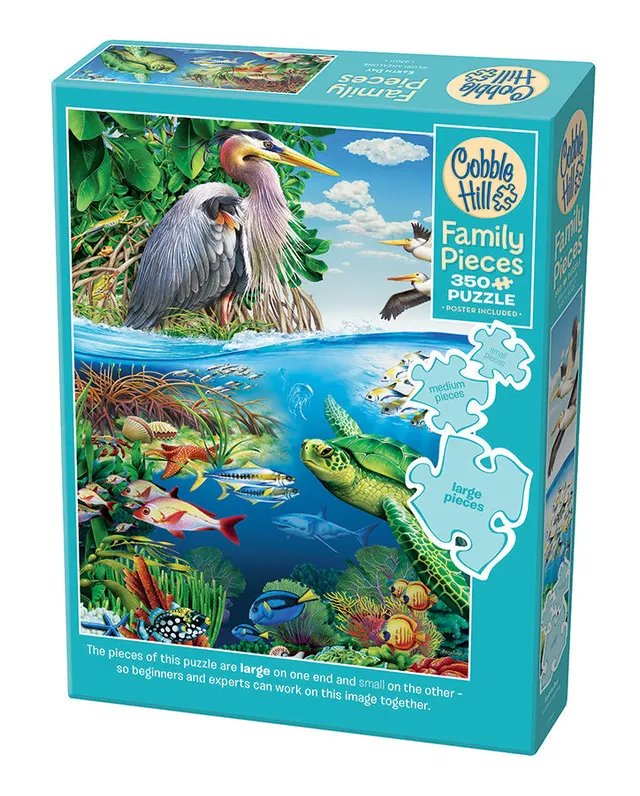 cobble-hill-family-pieces-350-earth-day-puzzle-350-teile-familie image 1