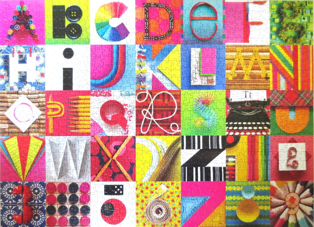 Bunte Buchstaben