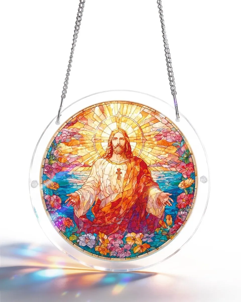 kaayee-suncatcher-puzzle-holy-light-of-jesus-fensterbild-large image 1