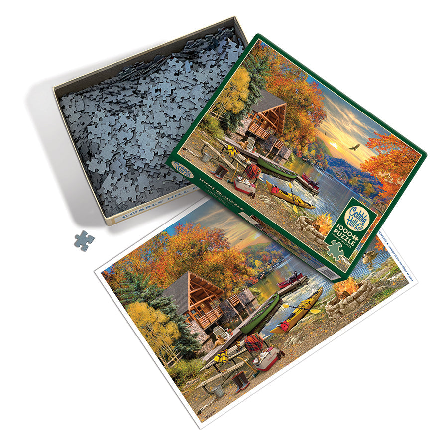 cobble-hill-1000-piece-lakeside-retreat-puzzle-1000-teile-herbst image 3