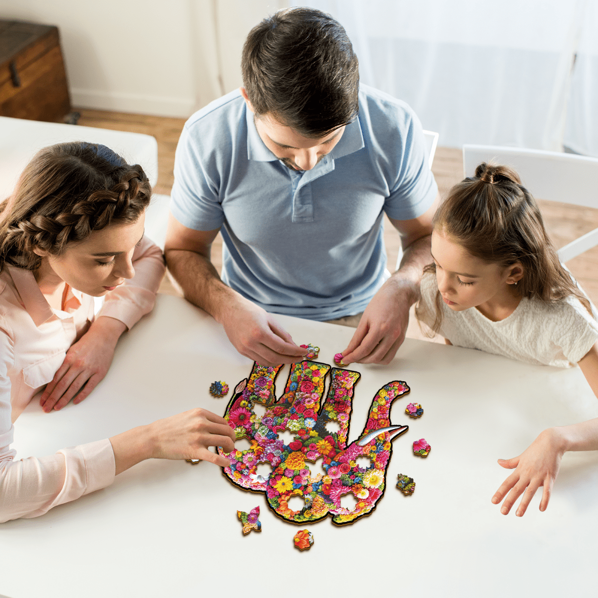 kaayee-flower-elephant-holzpuzzle-small-blumentier-elefant image 7