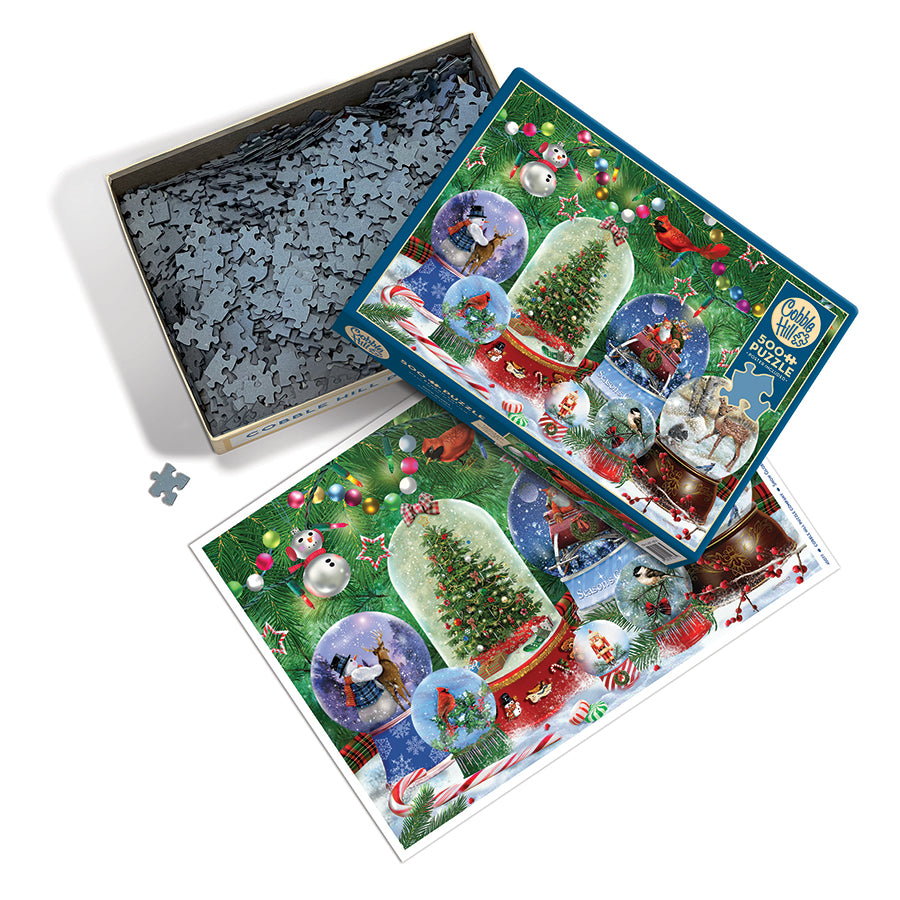 cobble-hill-snow-globes-puzzle-500-teile-weihnachten image 3