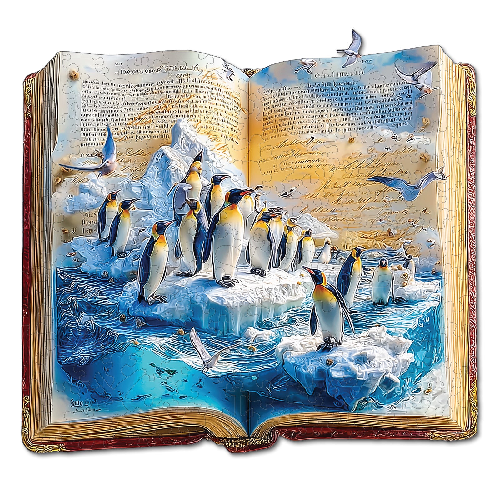 kaayee-wooden-puzzle-penguins-frozen-tale-holzpuzzle-medium image 1