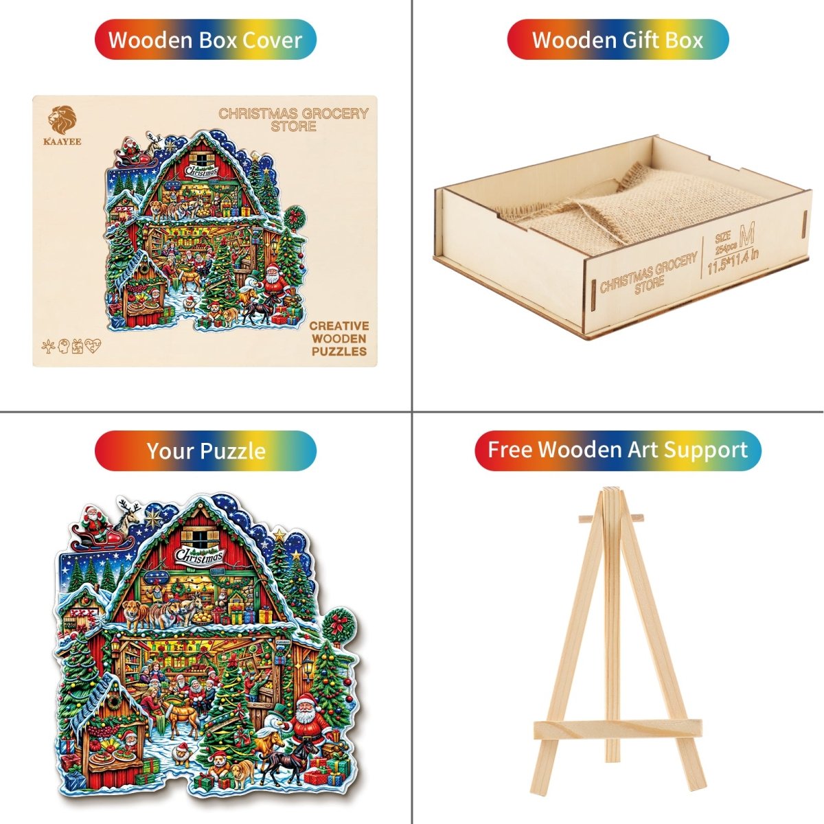 kaayee-wooden-puzzle-christmas-grocery-store-holzpuzzle-medium image 3