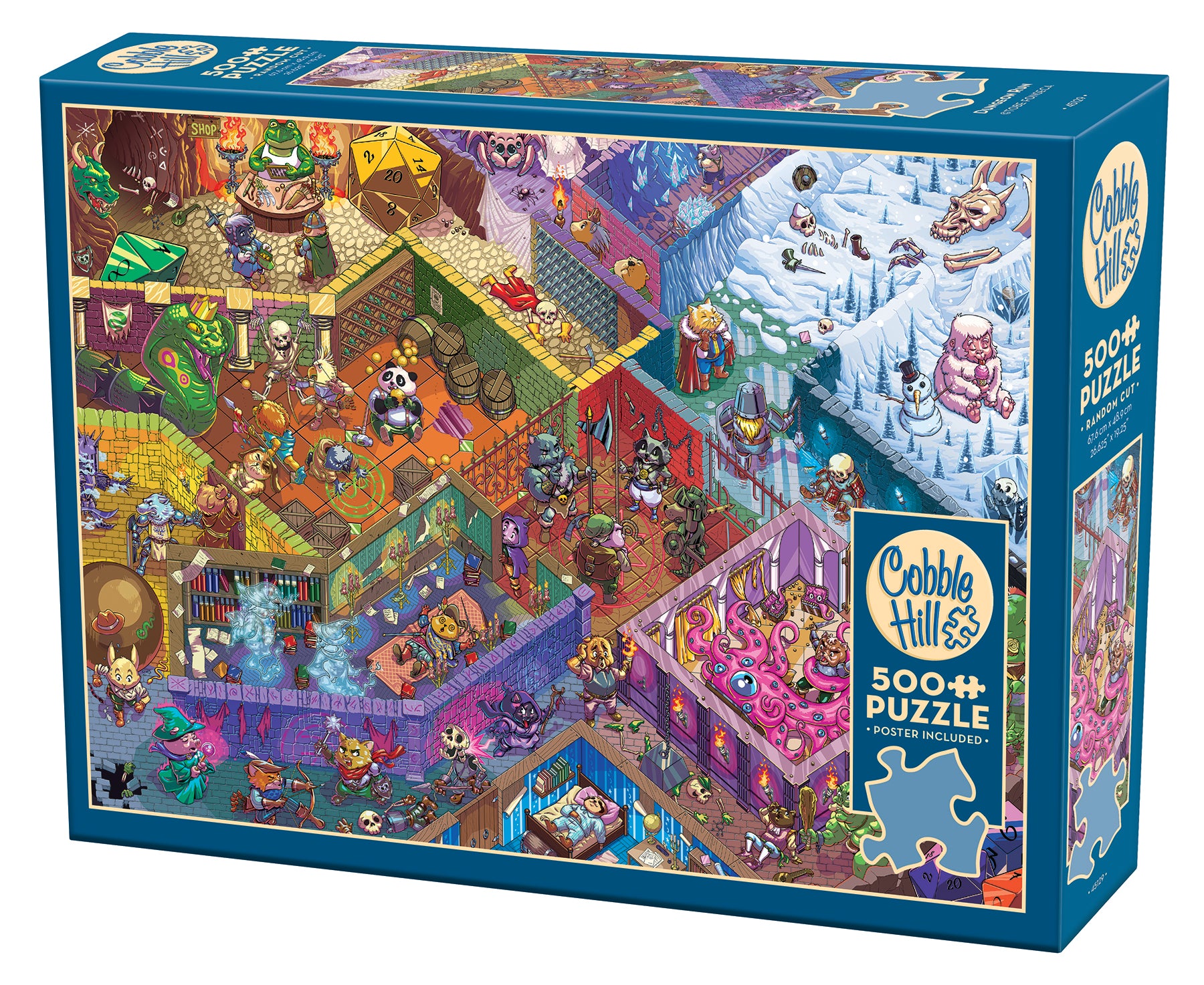 cobble-hill-500-teile-puzzle-dungeon-run-fantasy image 1