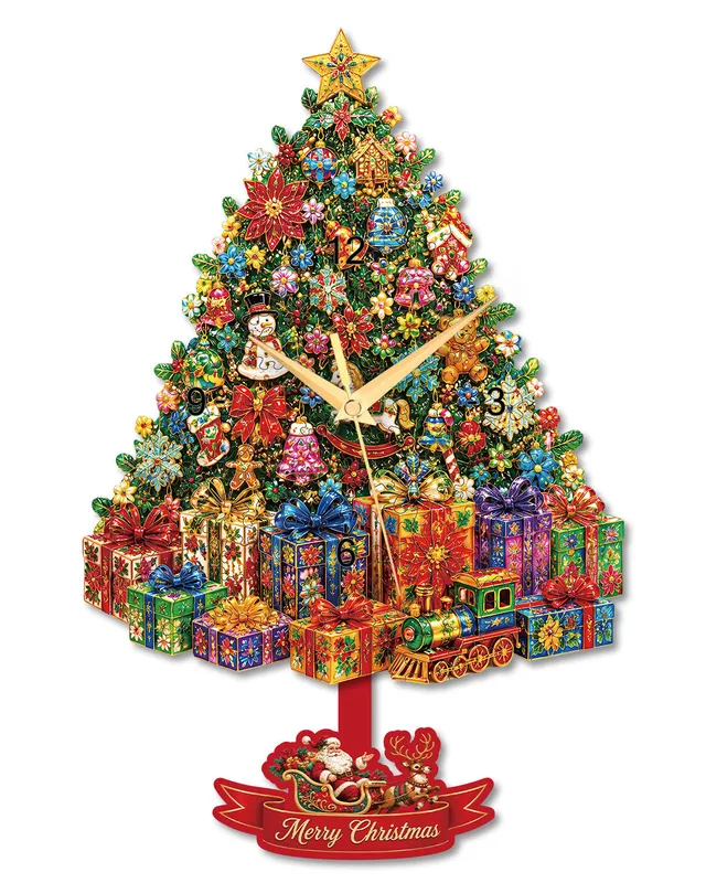 kaayee-clock-kit-christmas-pendel-holz-uhr-mit-pendel image 1