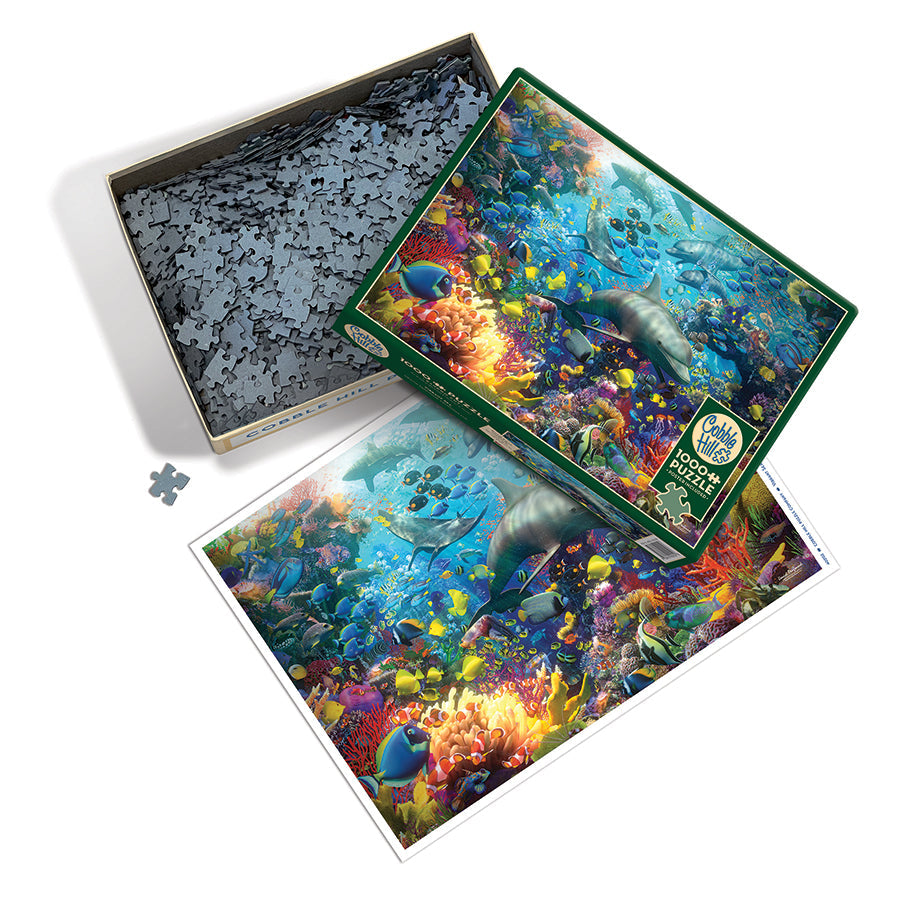 cobble-hill-vibrant-sea-puzzle-1000-teile-meer-fische image 3