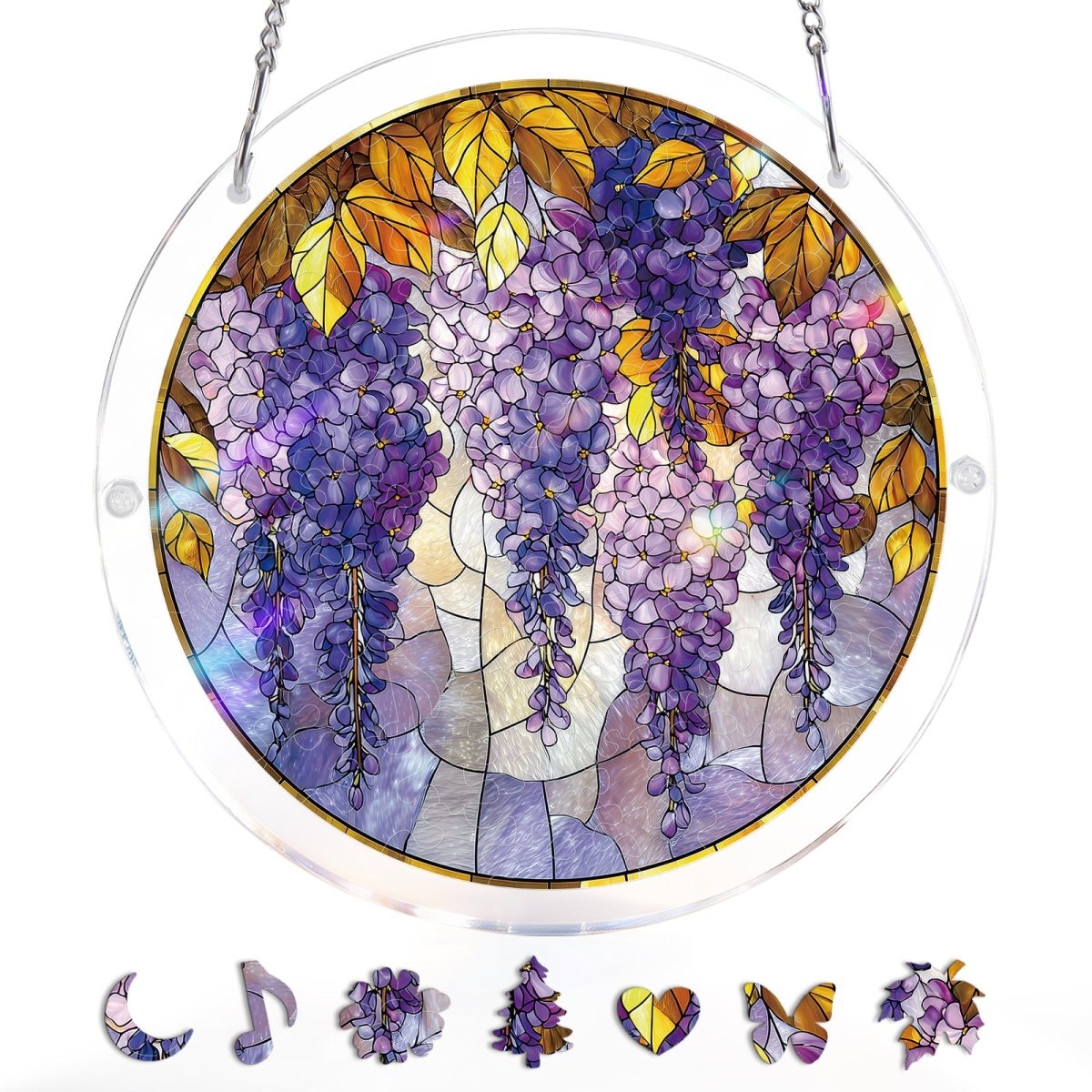 kaayee-suncatcher-puzzle-wisteria-fensterbild-acryl-klein image 3