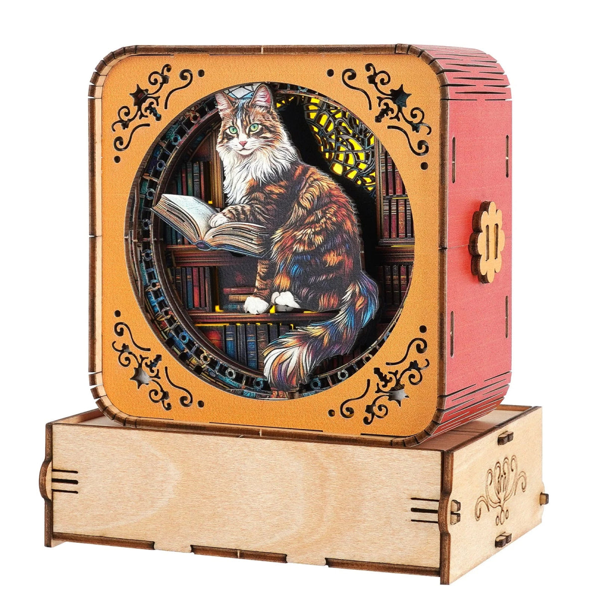 kaayee-maine-coon-nachtlicht-3d-holz-puzzle-nur-licht image 4