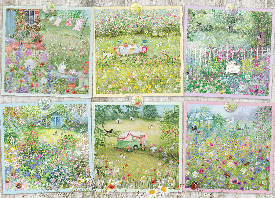cobble-hill-1000-piece-cottage-gardens-puzzle-1000-teile-garten image 2
